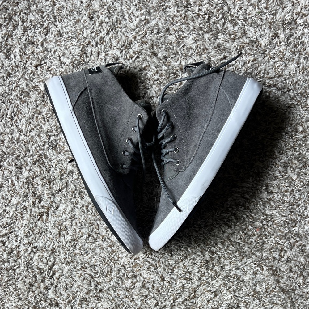 Sperry Gray Suede Men's Shoes